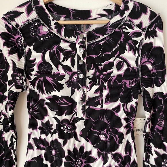 NEW Free People Movement Rally Printed Layer Long Sleeve - Picture 10 of 14